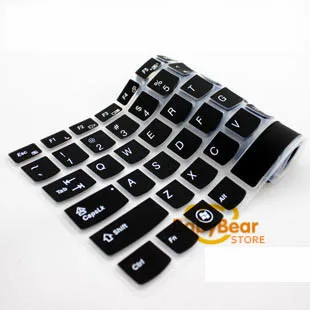black Защитная цветная клавиатура для samsung ATIV Book 4 NP470R5E 470R5E 15,6 - Цвет: black