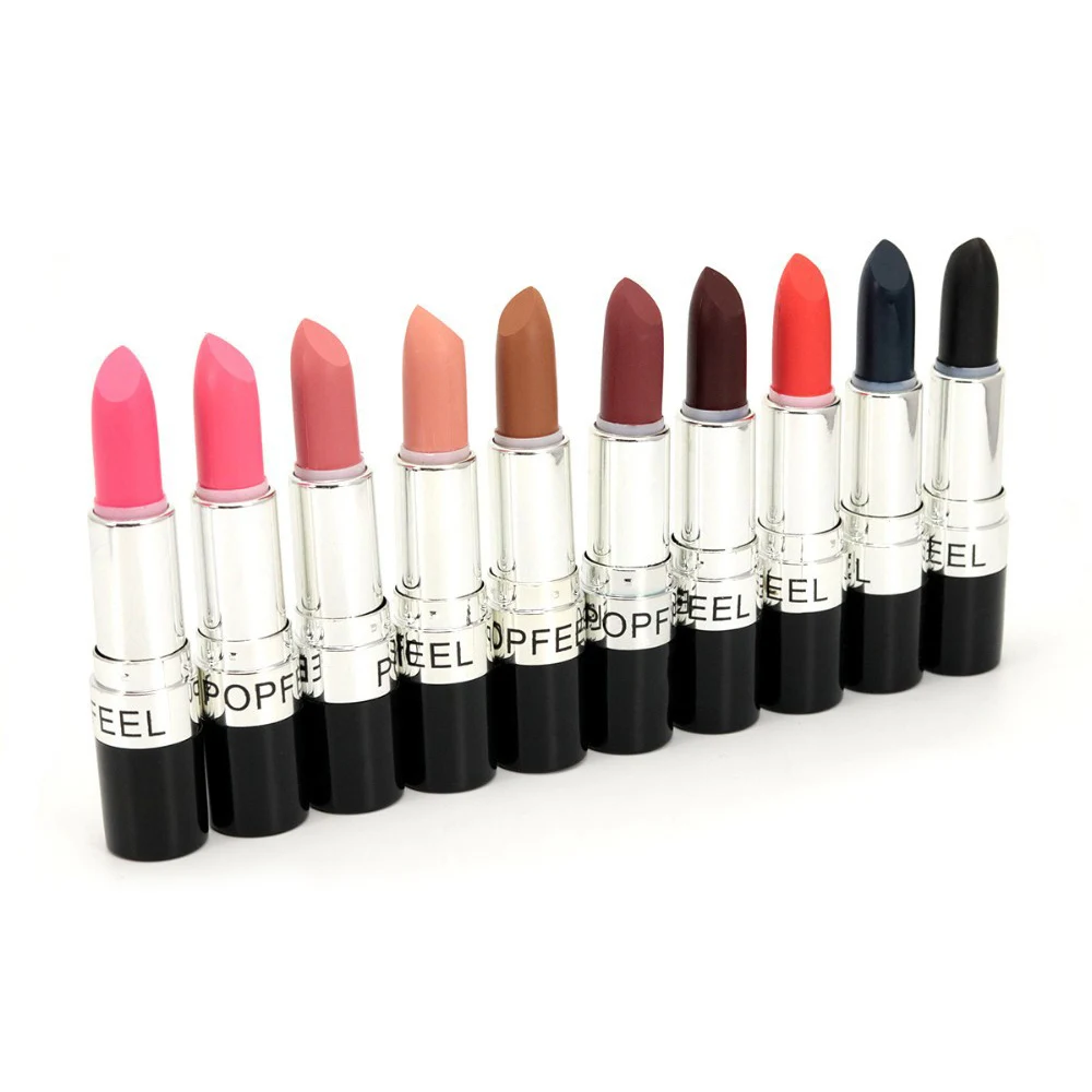 Водостойкая модная губная помада долговечная влага матовая легко носить