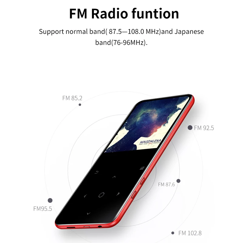 Lecteur мини USB Hi-Fi MP3 плеер Bluetooth с Bulit в Динамик без потерь радио FM Flac MP 3-х игроков 8 ГБ