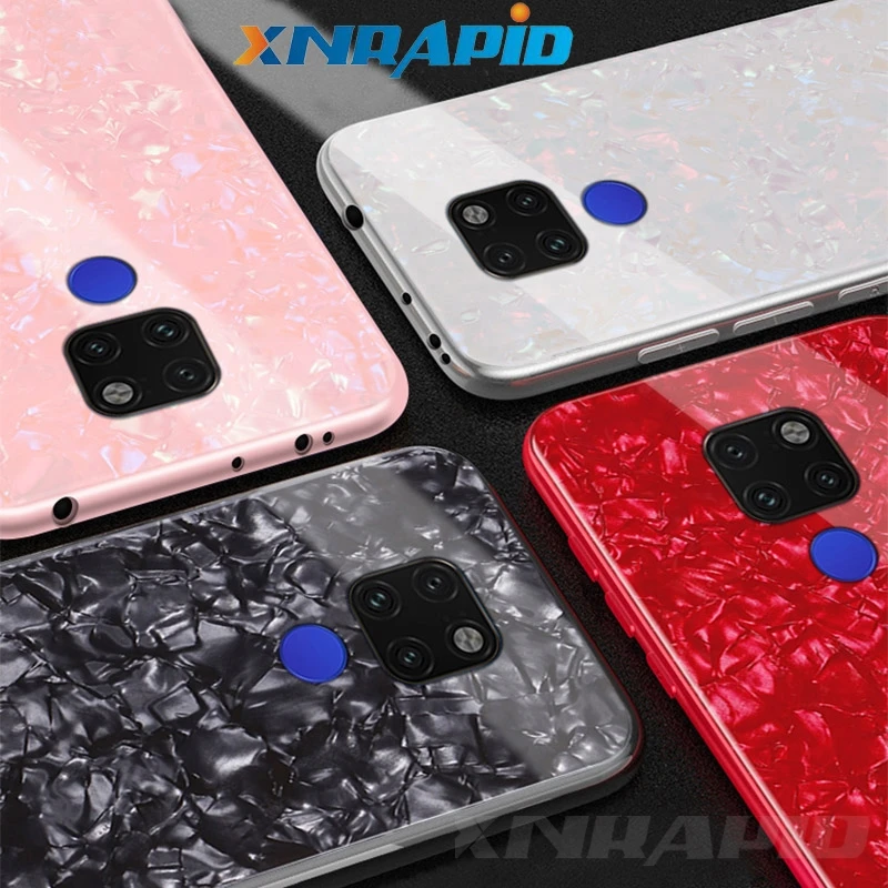 Подходит для жемчужного стеклянного мраморного чехла на задней крышке huawei mate 20 Pro
