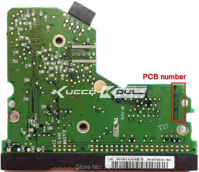 HDD PCB Логическая плата печатная 2060 701292 001 для 3 5 дюймового IDE/PATA ремонта жесткого