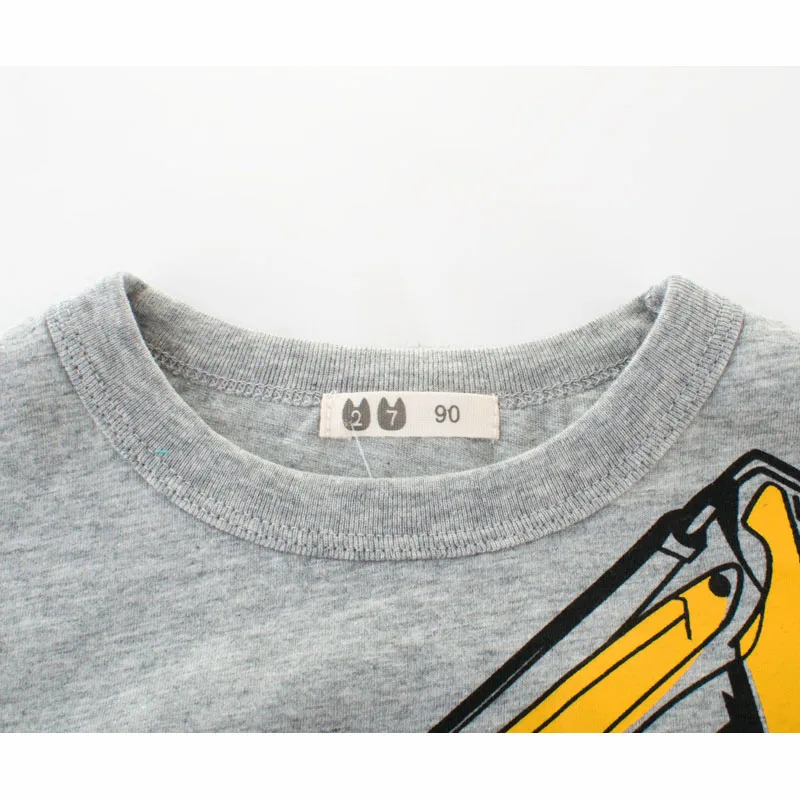 Детская футболка с принтом летняя хлопковая коротким рукавом для маленьких