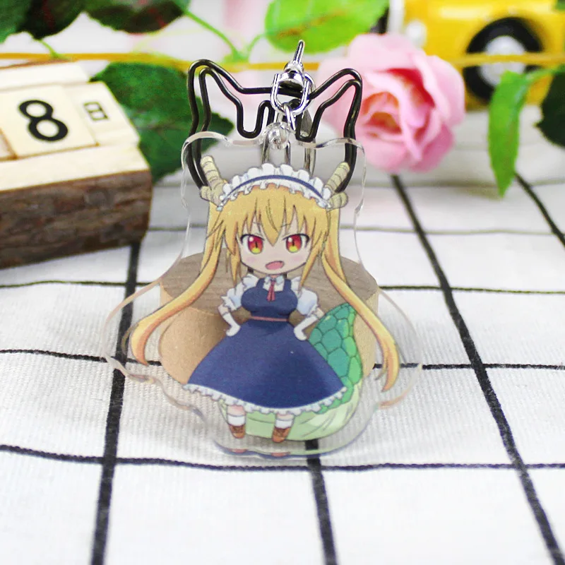 Аниме Miss Kobayashi's Dragon Maid Косплей брелки модные Kanna мультфильм Tooru брелок ювелирный