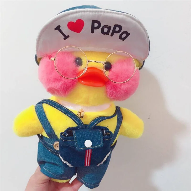 30 Kawaii LaLafanfan кафе утенок плюшевая игрушка милые животные желтая утка мягкие куклы игрушки Рождественский подарок на день рождения для детей - Цвет: 30