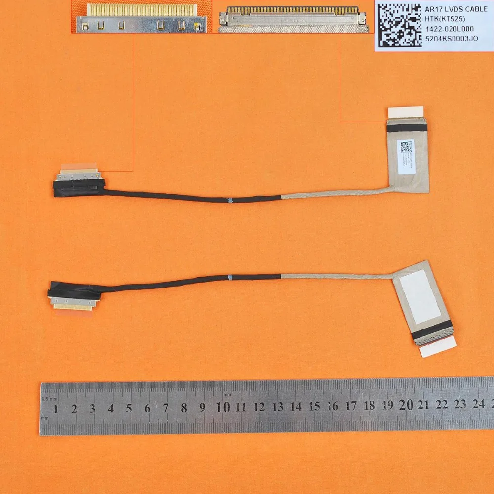 

New Laptop LCD Cable For Toshiba Satellite C75 C75-C C75D-C,ORG PN:1422-020L000 Screen LVDS Connector
