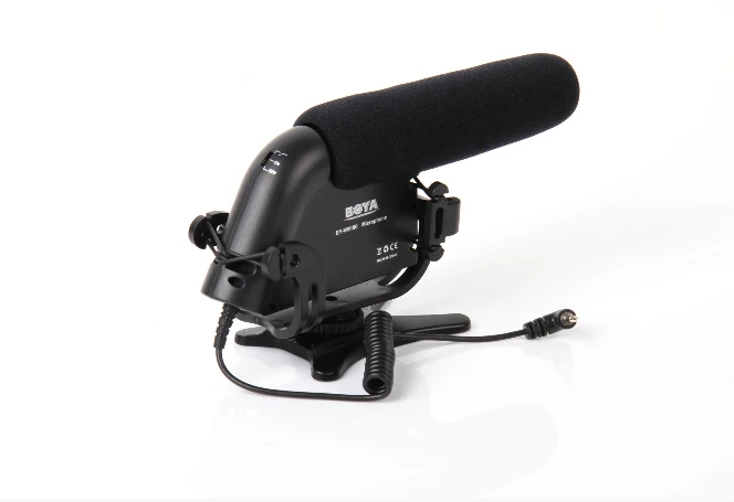 BOYA BY-VM190 shotgun microphone with Windshield For DSLR video cameras | Электроника