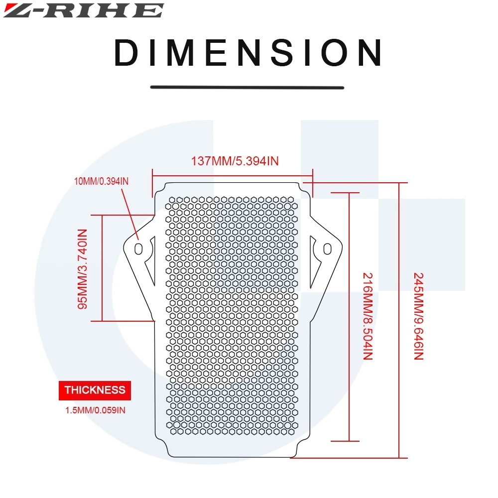 

2020 Aluminium alloy Motorcycle radiator grille guard protection for Ducati super soprt/s Super Sport 939s 2017-2020 Accessories