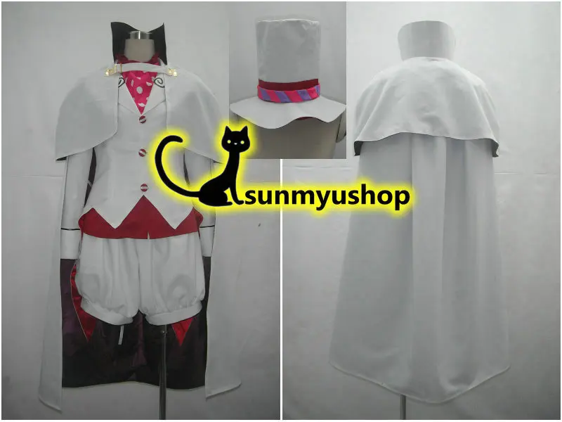 

Free Shipping ! Ao no Exorcist Mephisto Pheles Blue Exorcist Cosplay Costume! Acceptable order Halloween Performance,Wholesale