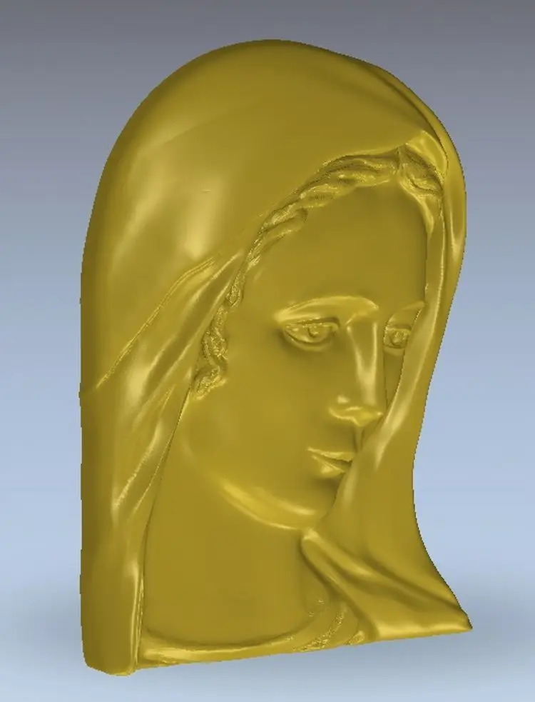 

3d модель, рельеф для ЧПУ в формате STL Madonna_2