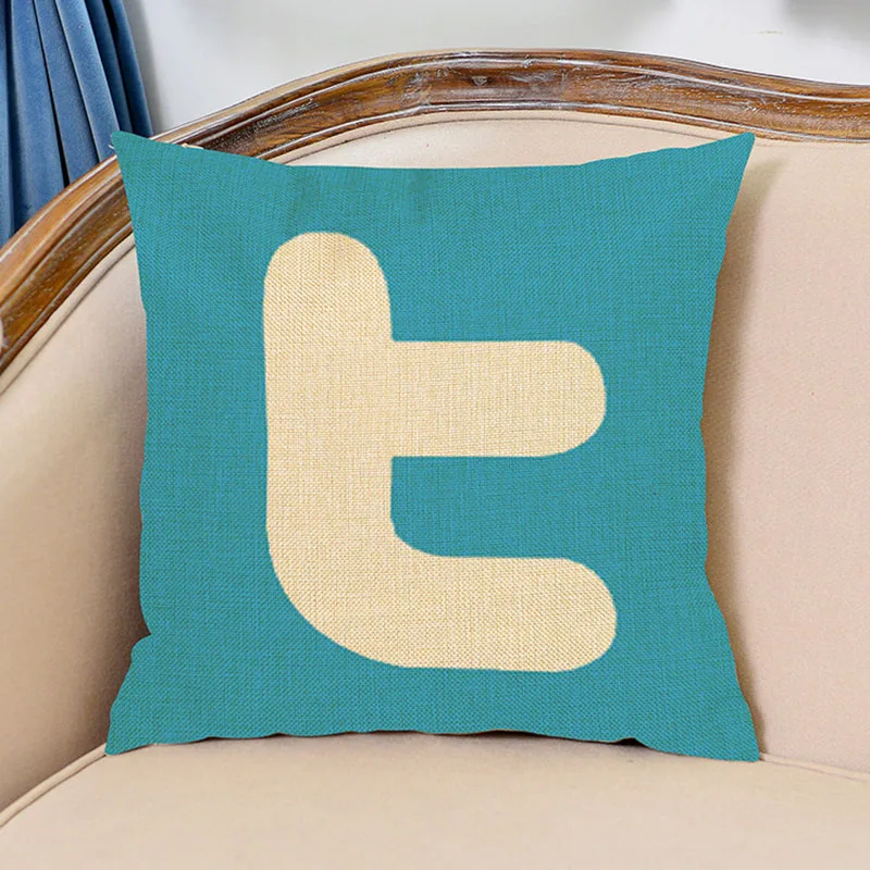 Современное предприятие логотип хлопка белье украсить талии Подушки Детские