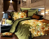 new hot fashion style 3d printing bedding king 4 quilt bed linen bed sheets