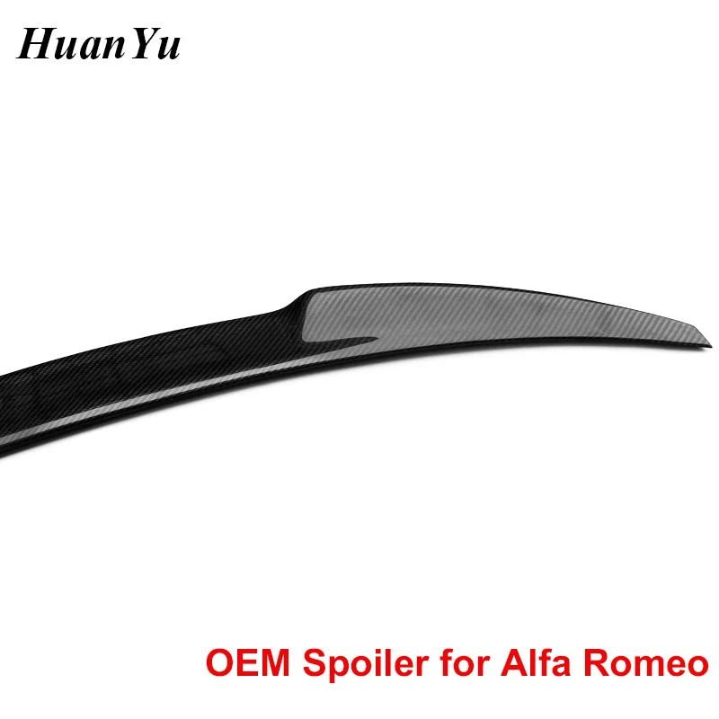 Стильный спойлер OEM из углеродного волокна для Alfa Romeo Giulia 952 4 дверный задний