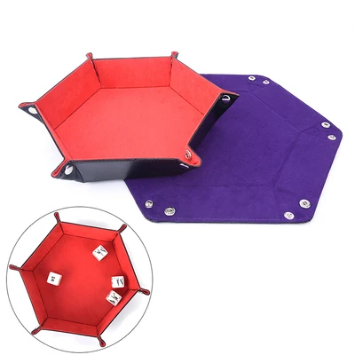 Ящик для хранения в виде шестигранных игральных костей складной поднос из