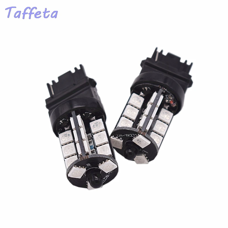 2 шт. светодиодные лампы RGB 1156 BA15S P21W t20 7440 T25 3156 27SMD 5050|Сигнальная лампа| |