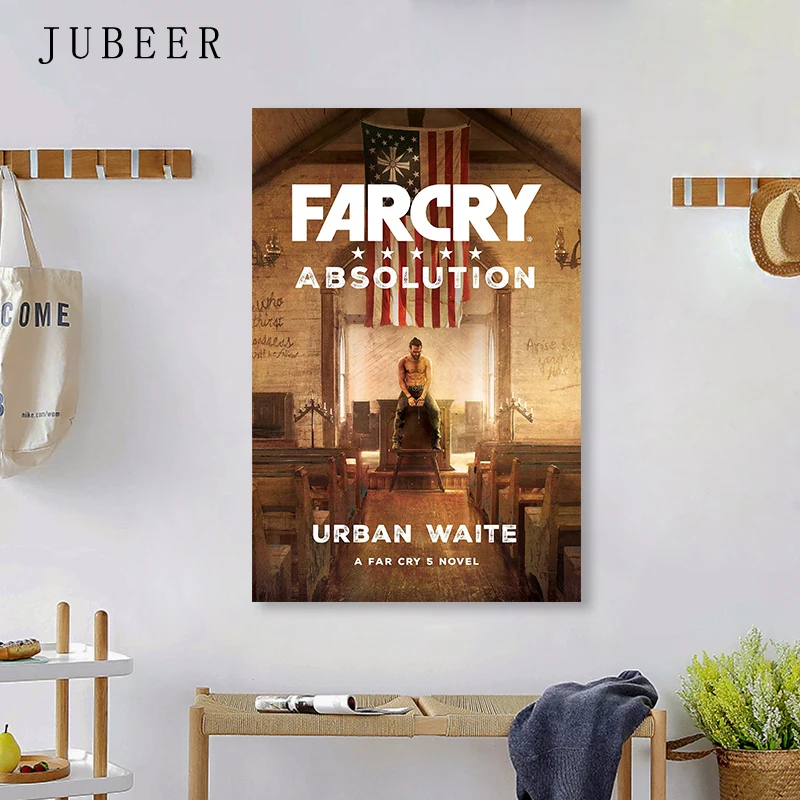 Far Cry 5 игра Шелковый плакат настенная художественная декоративная картина для спальни Тайная вечеря Горячая видео Классическая игра картина в стиле комикса