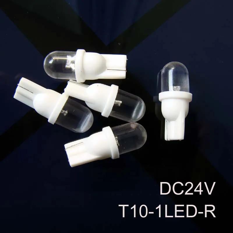 High quality T10 24v led t10 indicator lamp wedge w5w 194 168 LED indicating free shipping 10pc/lot | Лампы и освещение