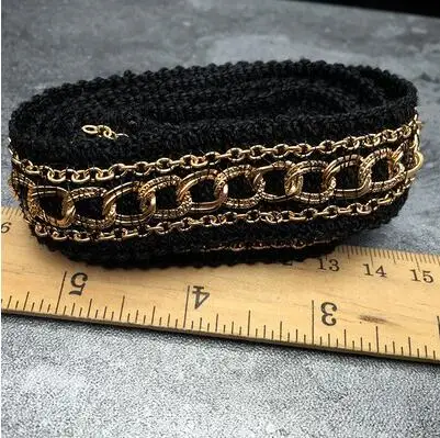 L2 gold 25mm 5yds золотая цепочка с серебряными бусинами кружевная лента винтажная Ткань кружево с блестками свадебное платье Dentelle Аппликация Швейные принадлежности - Цвет: L2 gold 25mm