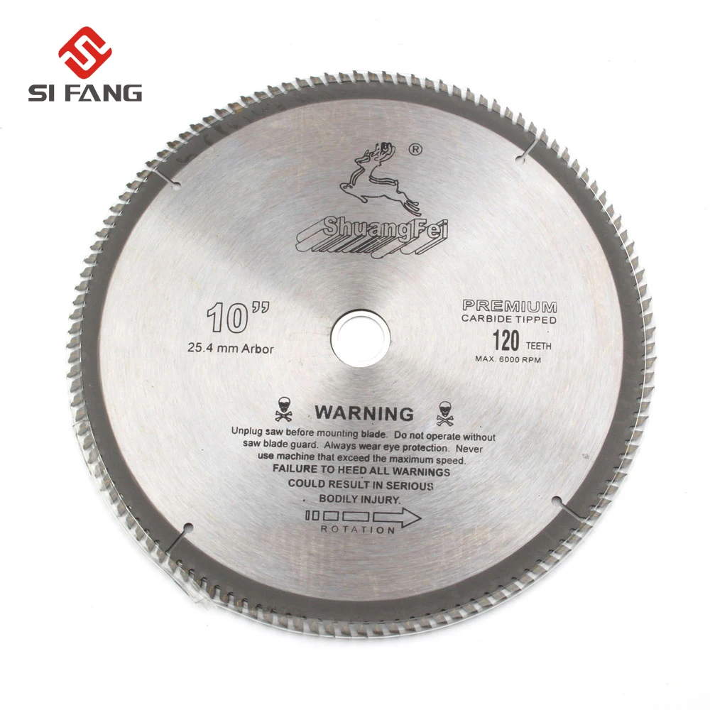 

250mm 10-inch 40T/60T/80T/100T/120T teeth circular saw blade for Wood Cutting Woodworking Hard Soft Carbide Tip General Purpos