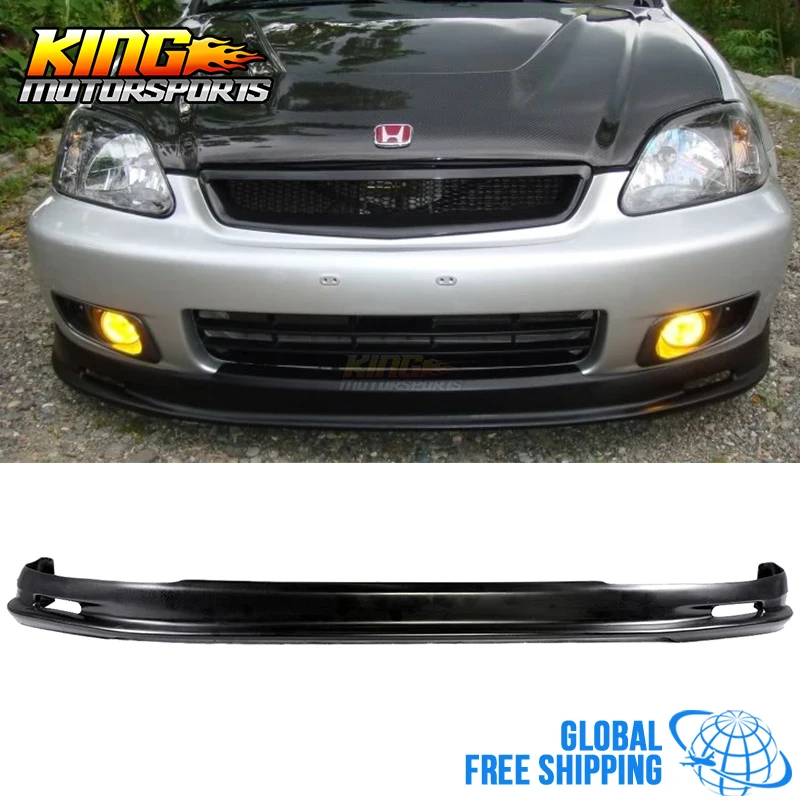 Спойлер на передний бампер подходит для HONDA CIVIC MUGEN 2000 PP Global Бесплатная доставка по