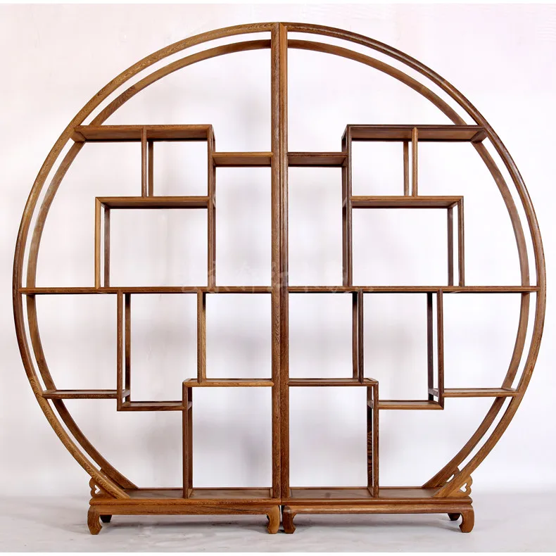 Meuble rangement гостиная 2019 деревянная мебель шкаф витрина потертый шик armoire de Curio полки
