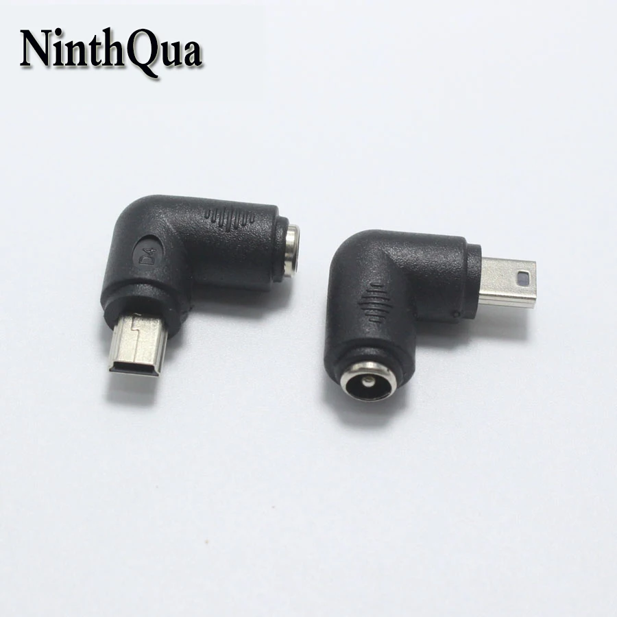 NinthQua 1 шт. 5 5x2 мм розетка к Мини USB штекер контактов постоянного тока 90 градусов