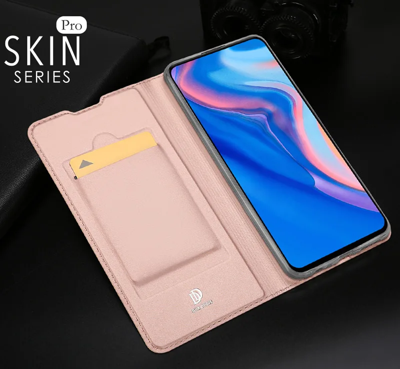 DUX DUCIS чехол для huawei P Smart Z Книга Флип кожаный бумажник Coque чехол