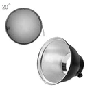 Стандартный рефлекторный диффузор 18 см 7 дюймов с сотовой сеткой 20 градусов для студийного освещения Bowens