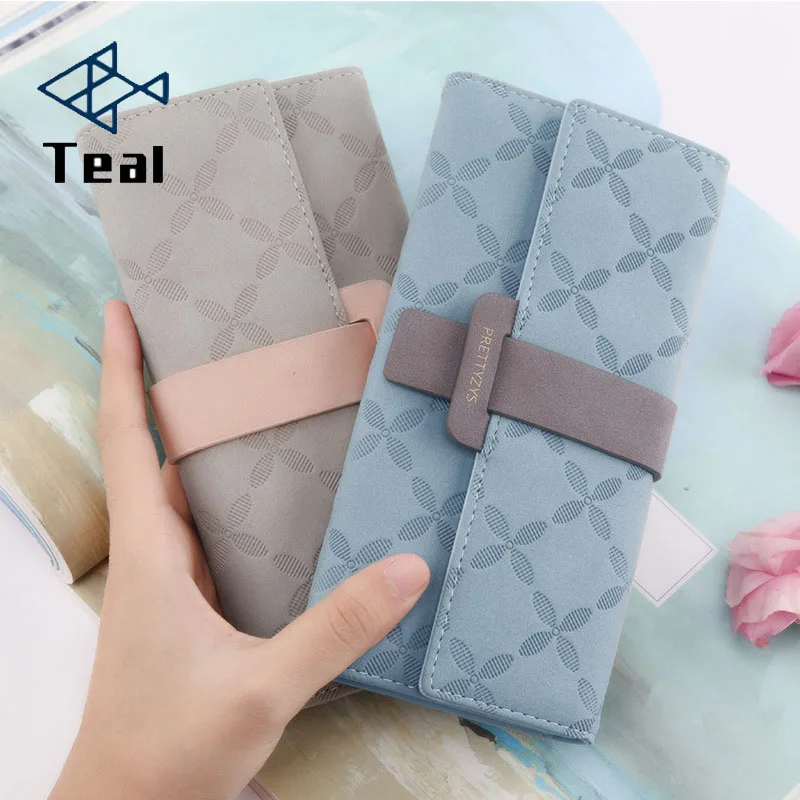 Женский кошелек PurseThree Folds портативный многофункциональный длинный сменный хит