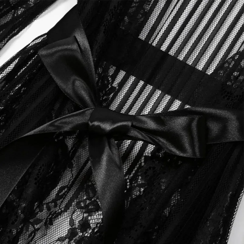Женское кружевное нижнее белье 3XL соблазнительное Прозрачное для дома | Женская