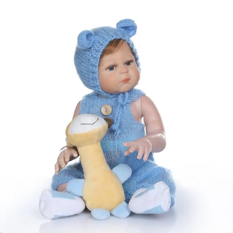 20&quot 50cm reborn baby doll toys boy newborn vinyl dolls bebes corpo de silicone inteiro realista boneca child gifts | Игрушки и хобби