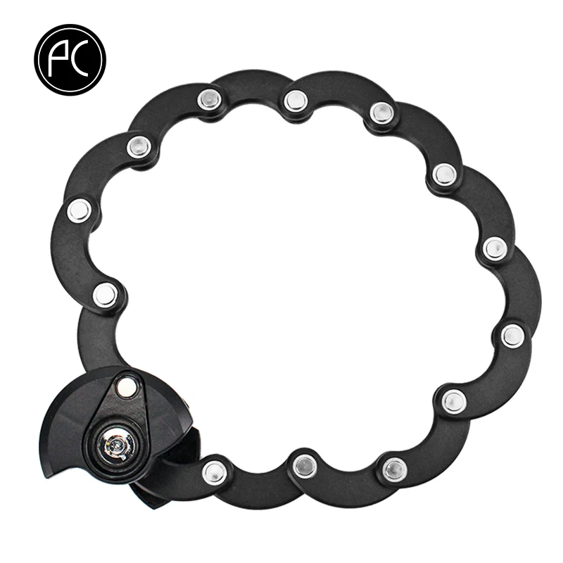 Велосипедный Замок PCycling противоугонная цепь трос велосипедный замок складной