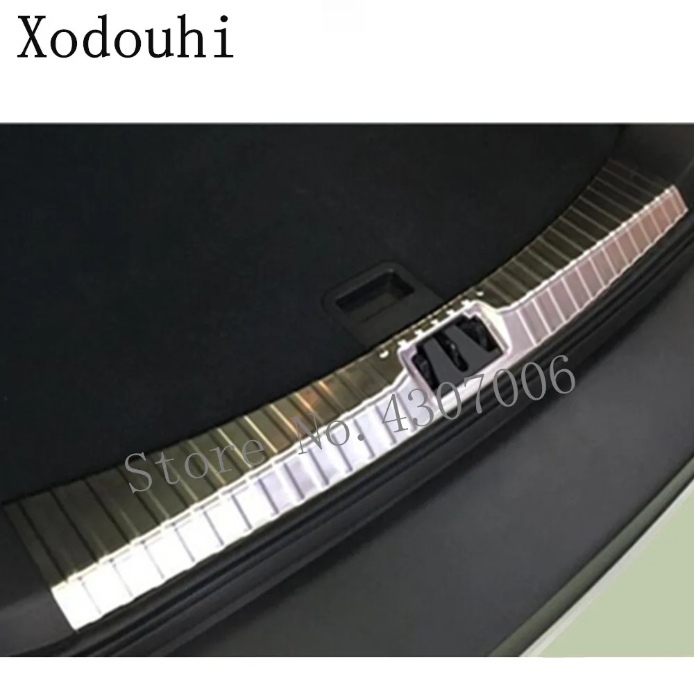 

For Ford Kuga Escape 2017 2018 2019 2020 Car Inner Inside Rear Back Bumper Trim Protect Stainless Steel Scuff Sill Trunk Pedal