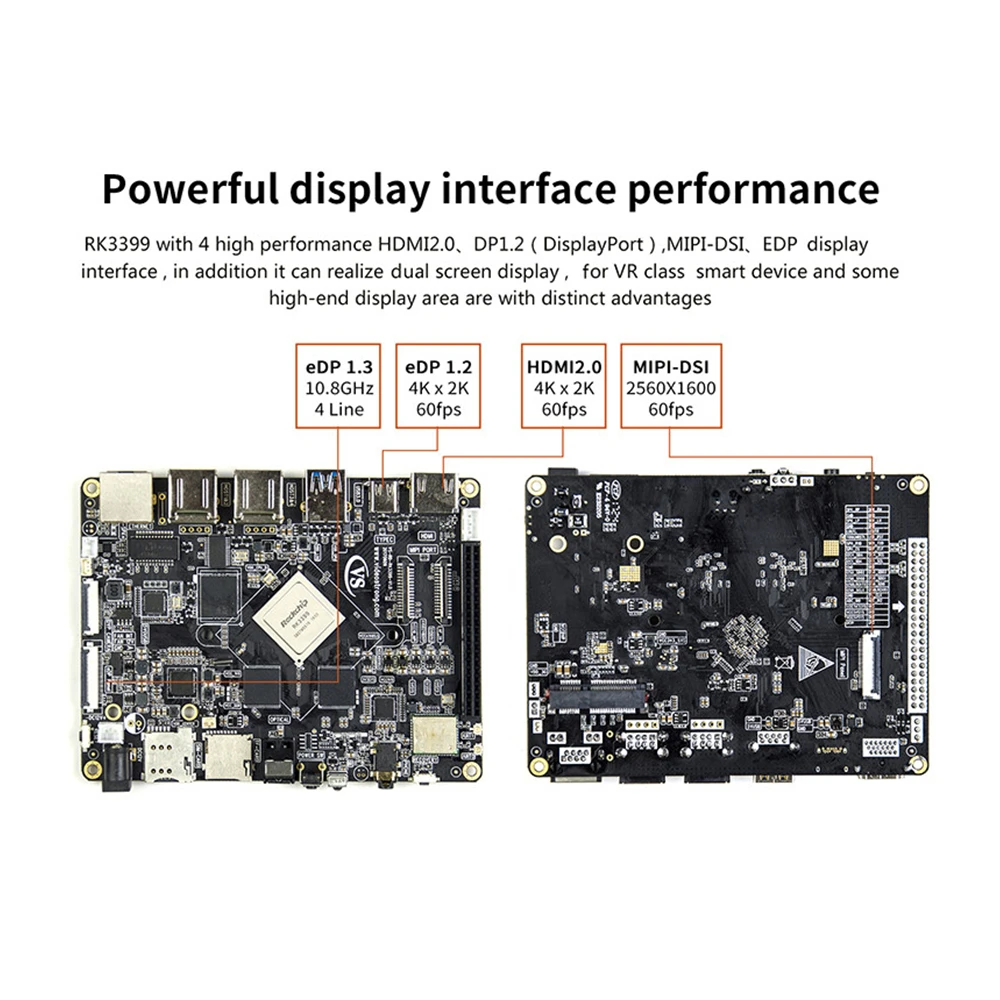 MECOOL VS RK3399 Android 7.1 DIY Mali T860 TV Box Super Development Board Max 4GB RAM 32GB ROM 4K 10Bit VP9 Media Player|media player|tv box4k media