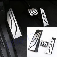 non drilling antislip pedal brake accelerator pedal plate pad fit for bmw 5 6 7 series x3 x4 z4 accessories