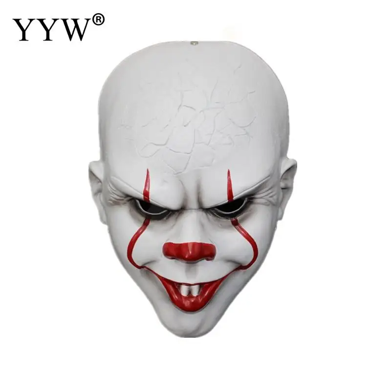 Маска клоуна Стивен Кингс это маска Пенни Вайз ужас Джокер маска страшный полный лицо маски Хэллоуин косплей костюм реквизит
