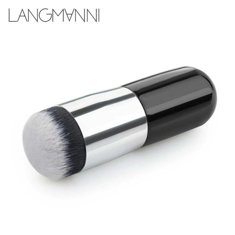 Новая плоская кисть для нанесения тонального крема "New Chubby Pier Foundation Brush Flat Cream Makeup Brushes Professional Cosmetic Make-up Portable BB" бесплатная доставка.