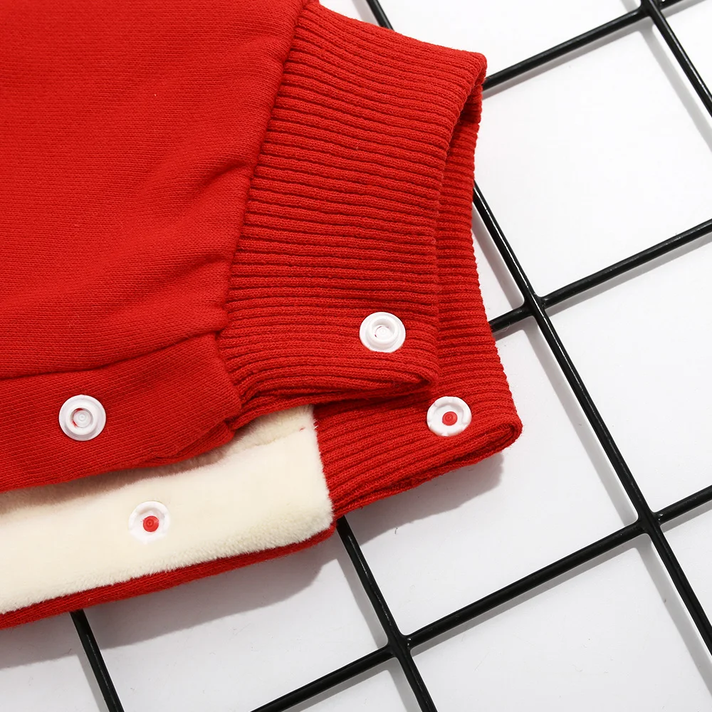 Christmas Baby Printed Rompers Clothes Winter Cute Boy Girl Garment Thicken Warm Comfortable Cotton Kids Jumpsuits Clothing | Детская