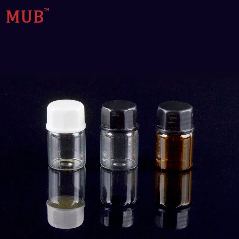 MUB-Лидер продаж 2 мл (50 шт./лот) стеклянные бутылки для эфирных масел маленькие
