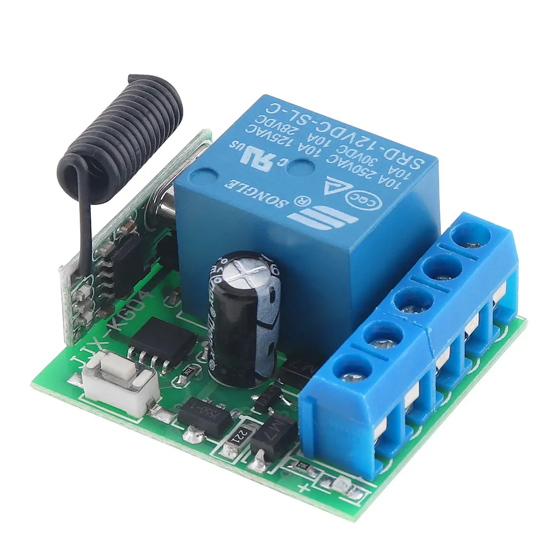 433 МГц Универсальный беспроводной пульт дистанционного управления DC 12V с 4