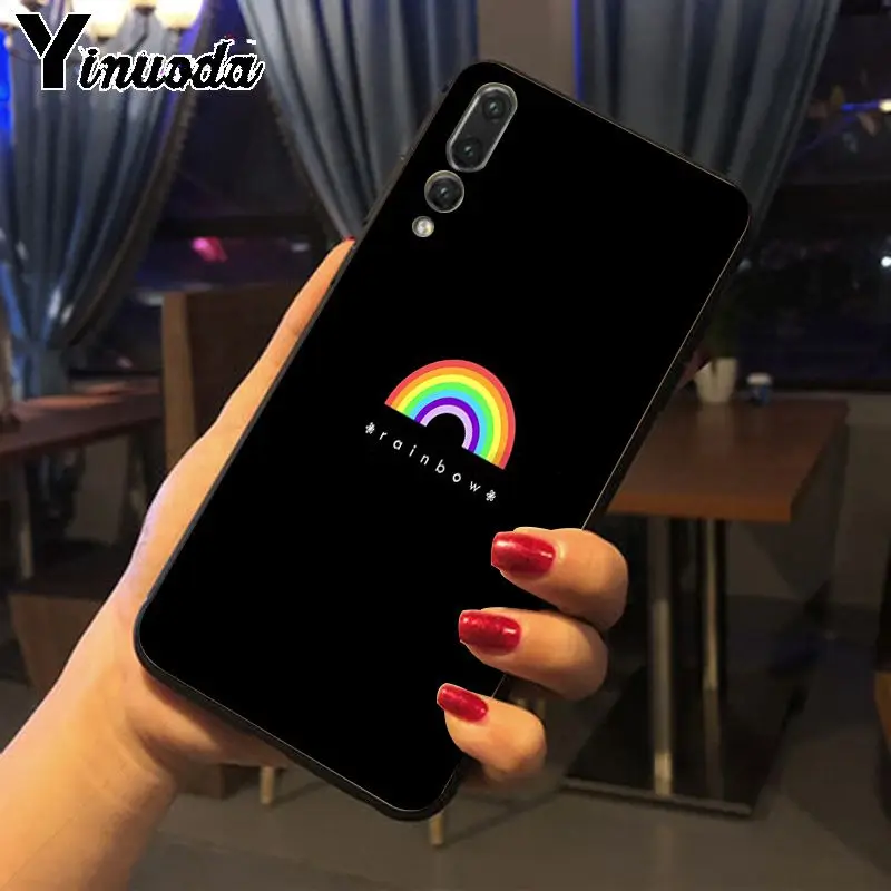 Гей лесбиянок ЛГБТ Радуга фестиваль Прайд мягкий чехол для телефона Huawei P20pro