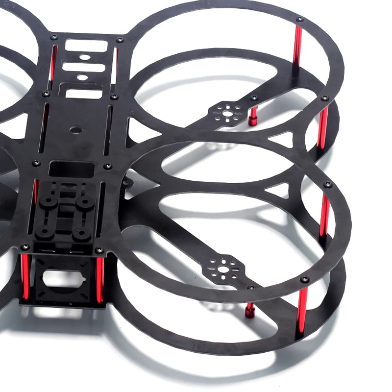 H250 FPV углеродное волокно стекло QAV250 Q4 Квадрокоптер с пропеллером защита круг