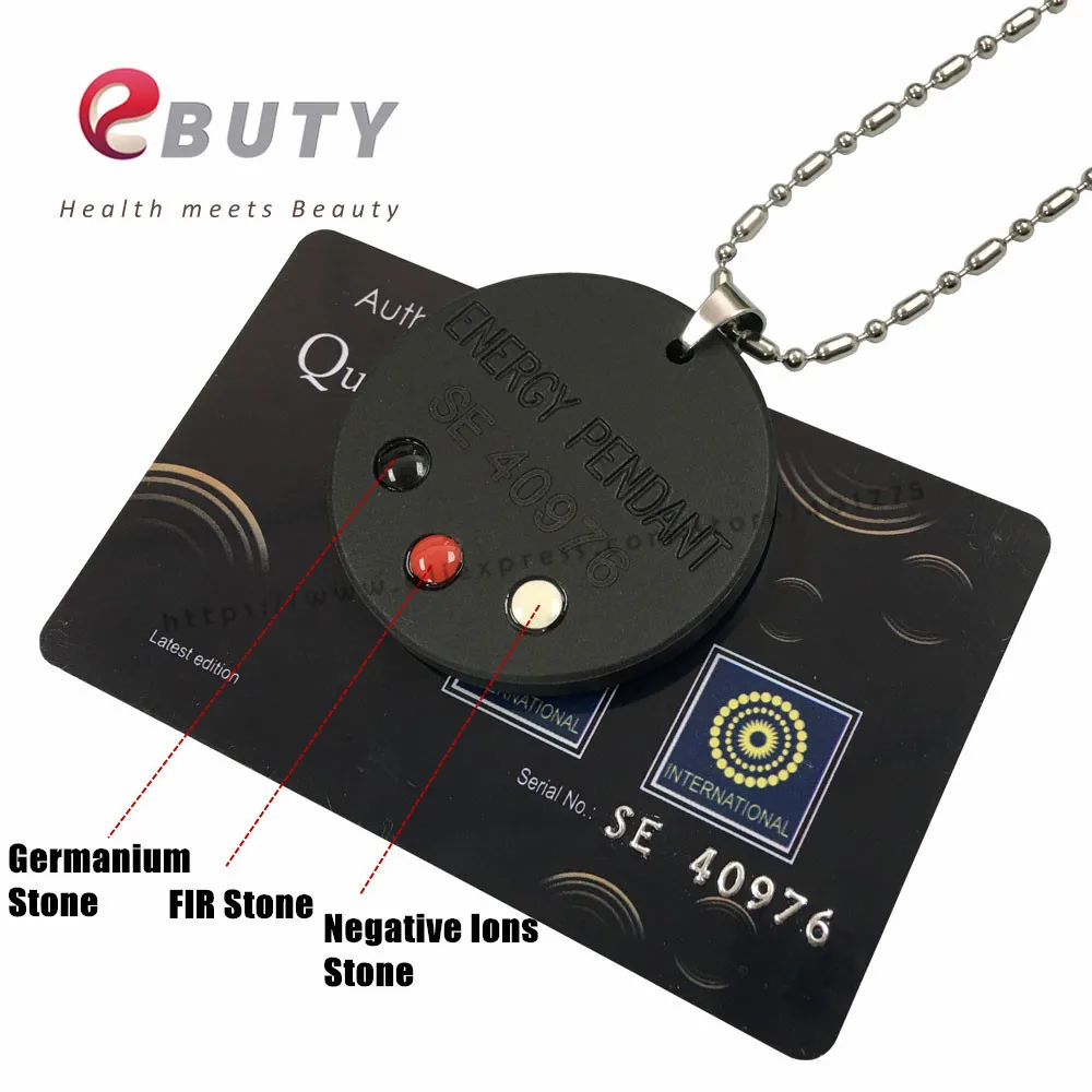 10 шт./лот кулон из лавовой энергии Квантовая Подвеска для женщин и мужчин