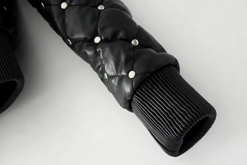 Женская куртка из искусственной кожи пальто 2018 осенне-Весенняя мода крутые