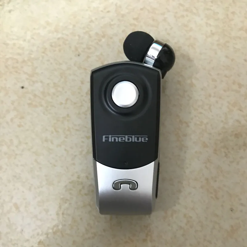 Серебристый Fineblue F960 Беспроводной драйвер bluetooth наушники вызова напомнить вибрации носить клип гарнитура Спорт Bluetooth наушники Auriculares - Цвет: Серебристый