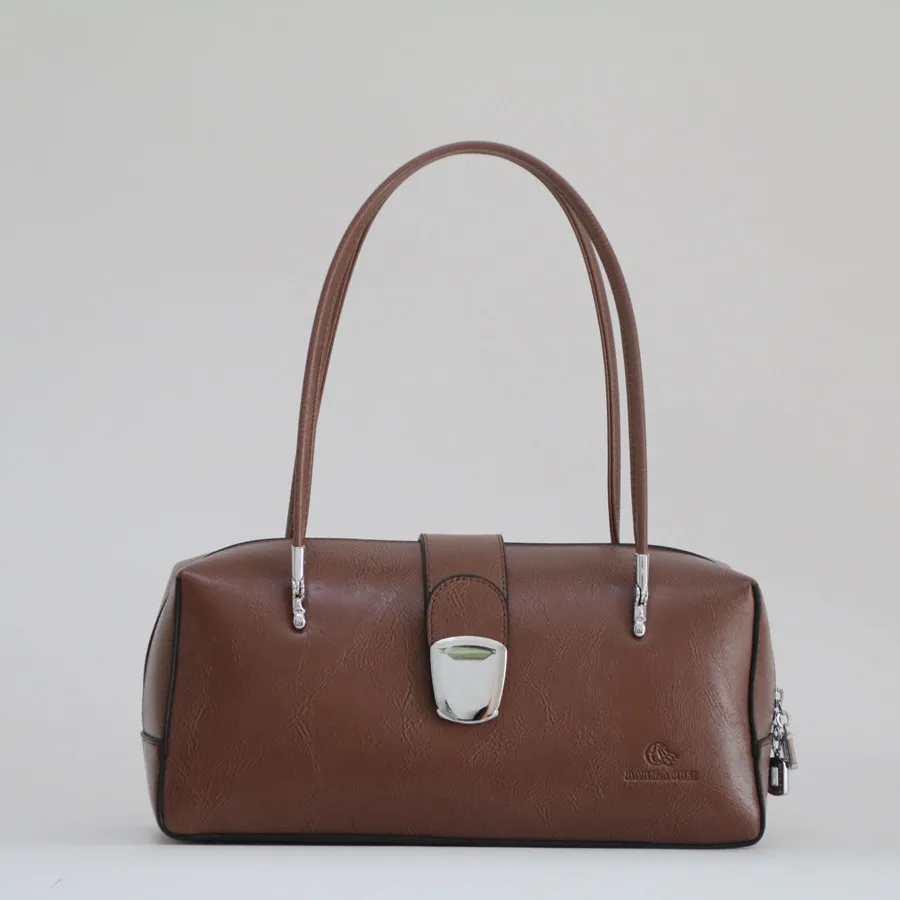 Leather Women Doctor Bag 2020 New Fashion Female Handbags Ladies' Shoulder Brand Simple Tote ~Big Capacity~20B45 |