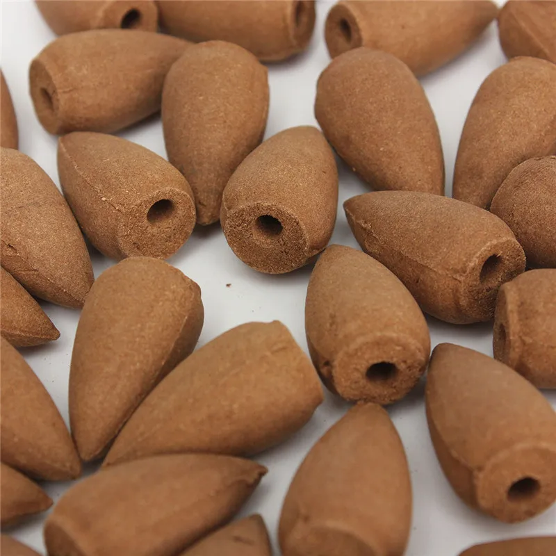 Благовония из сандалового дерева с обратным потоком полые конусы 40 шт./упаковка |