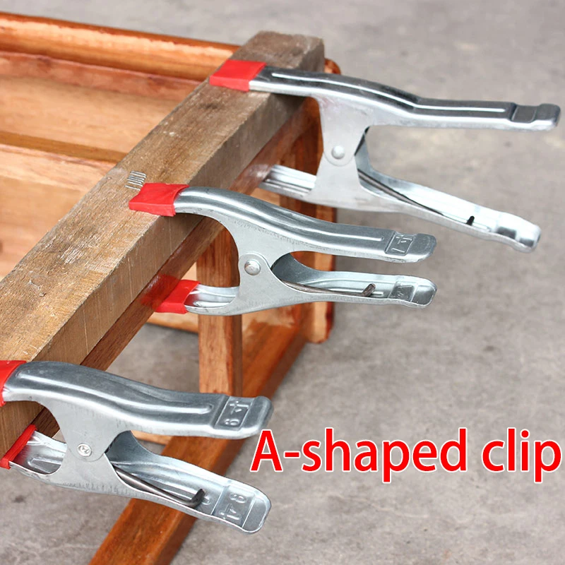 

1Pcs Metal Spring Clamp A-type Woodworking Jig Adjustable Clip Clamps for Woodworking Tools Ferramentas Outils