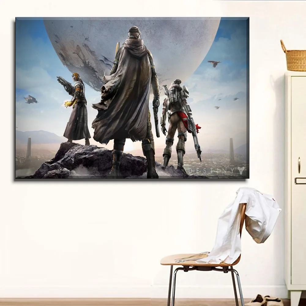 5 шт. игра Destiny Role Back Shadow Poster модульные художественные картины Современное украшение дома Холст Тип печати картина рамки