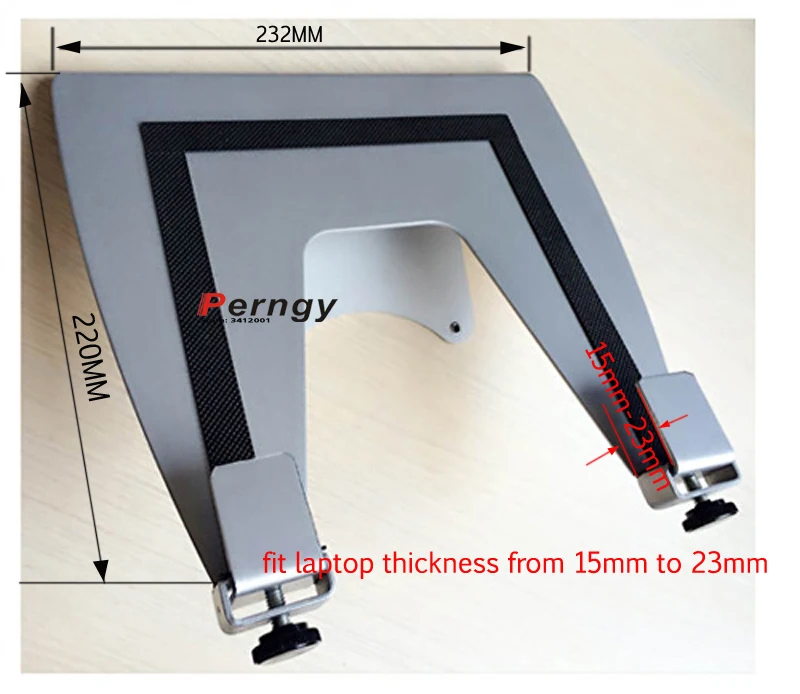 D-MOUNT LP-20 27" 20" steel monitor extension laptop holder notebook clamp support adaptors