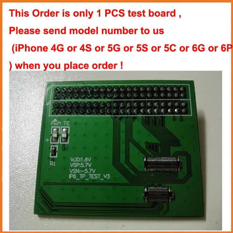 Печатная плата для тестирования ЖК дисплея и дигитайзера сенсорного экрана